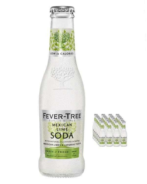 Fever-Tree Mexican Lime Soda Multipack, 24 x 200 ml Supply