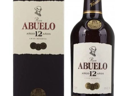 Ron Abuelo 12 Year Old Anejo Rum, 70 cl For Discount