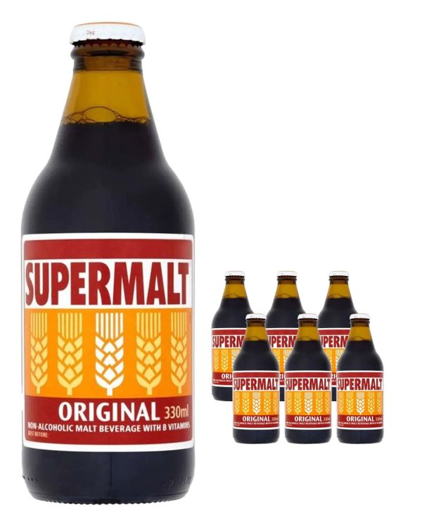 Supermalt Original Malt Beverage, 6 x 330 ml Online Sale