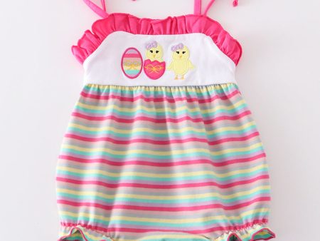 Premium Easter egg stripe strap girl bubble Online