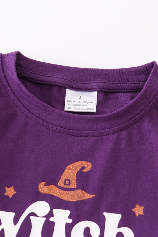 Purple witch party girl top Online now