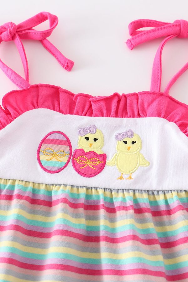 Premium Easter egg stripe strap girl bubble Online