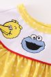 Yellow dot charactor embroidery girl bubble Online