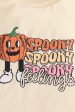 Halloween pumpkin spooky girl top Online Hot Sale