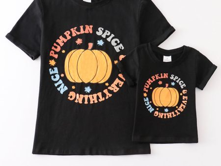 Black halloween girl top mommy & me Online