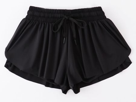 Black woman sports shorts Sale