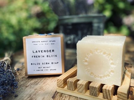 Lavender - French Block Solid Dish Soap Sale