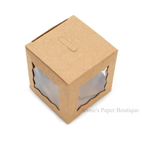 2x2 Window Boxes - 2  x 2  Kraft Boxes Online Hot Sale