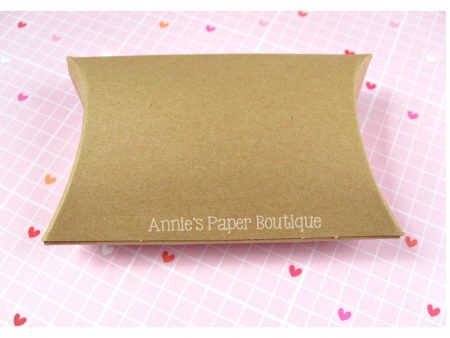 Medium Kraft Pillow Boxes - 3  x 1  x 4  Online now