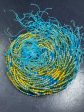 NATURAL Multicolor Apatite Gemstone Bead Faceted 3mm 4mm Round Beads, Beautiful Yellow Blue Green Color Apatite Beads Full Strand 15.5  Hot on Sale