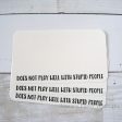 Does Not Play Well With Stupid People - Mini Note Cards Fashion