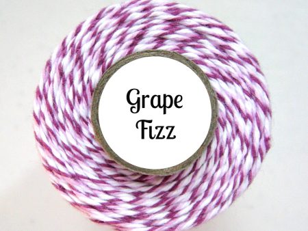 Grape Fizz Trendy Bakers Twine - Purple, Lavender, & White Sale