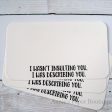 I Wasn t Insulting You. I Was Describing You - Mini Note Cards Online now