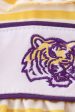 Yellow tiger embroidery LSU girl bubble Online now