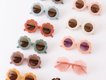 retro round sunglasses UV400 -toddler & kids For Cheap