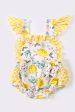 Yellow lemon print girl bubble Online