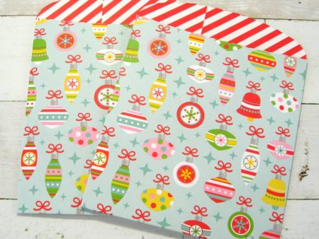 Deck the Halls Large Paper Pockets - 4-1 4  x 5-1 2 Online Hot Sale