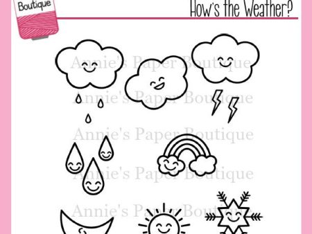 How s the Weather Planner Stamps - 4x4 Sale