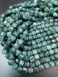 AAA Natural Emerald Gemstone Bead Faceted 6mm 8mm Cube Shape, Gorgeous Natural Green Color Emerald Gemstone Bead Cheap