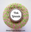 Pink Limeade Trendy Bakers Twine - Lime Green & Pink Fashion