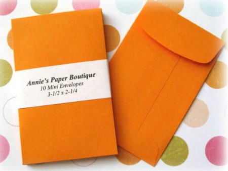 Orange Coin Envelopes Fashion