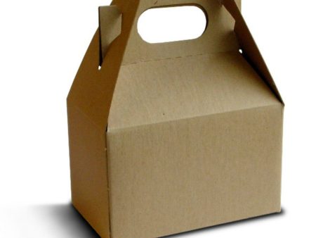 Small Gable Boxes - 4  x 2-1 2  x 2-1 2  Kraft Boxes Online Sale