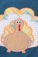 Navy thanksgiving turkey applique boy top Hot on Sale