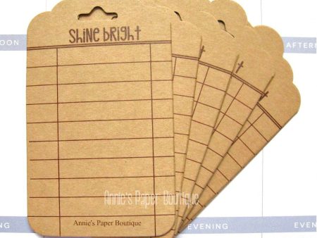 Shine Bright - Mini Kraft Journaling Tags on Sale