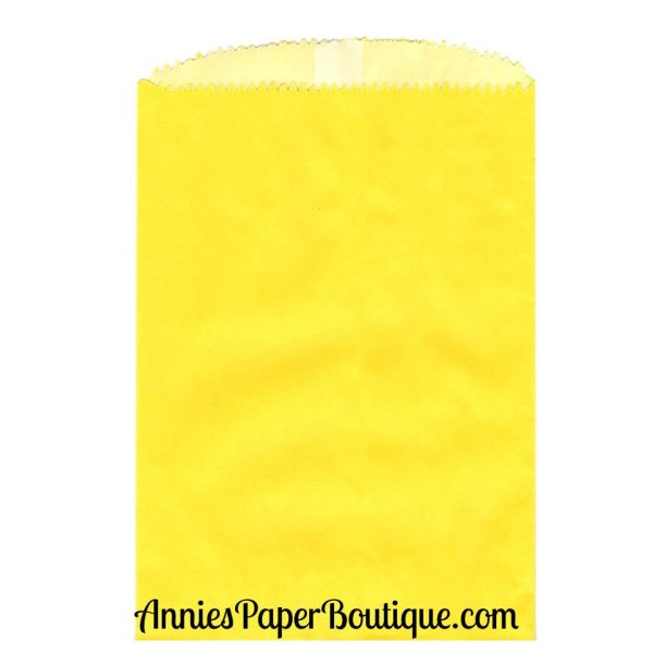 Yellow Glassine Bags - 4-3 4  x 6-3 4  Glassine Lined Gourmet Bags Online Hot Sale