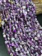 Natural Purple Emerald Gemstone Bead Freeform Pebble Shape, Gorgeous Natural Purple Color Emerald Bead, Excellent Quality Full Strand 15.5  For Cheap