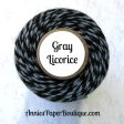 Gray Licorice Trendy Bakers Twine - Black & Gray Fashion