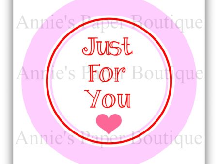 Just For You Print & Punch Tags Discount