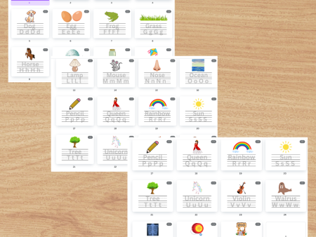 A-Z Tracing Printable PDF Supply