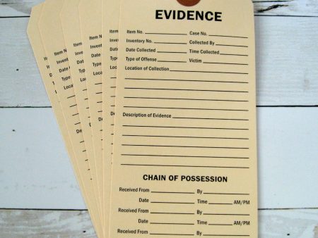 Evidence Tags Online Hot Sale