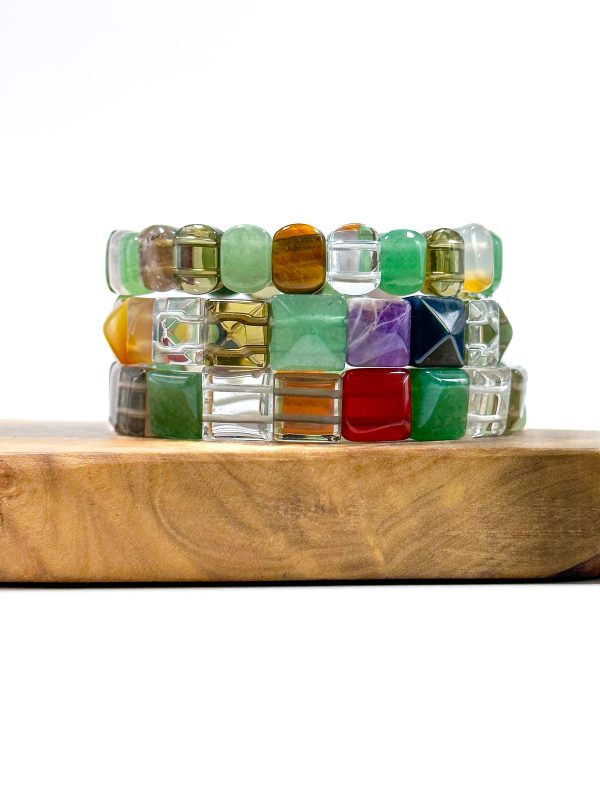 Natural Mixed Gemstones Beaded Bracelet Gorgeous Multicolor Mixed Gemstone Beaded Bangle, Mixed Multi Gemstone Beaded Bracelet Great Quality Online