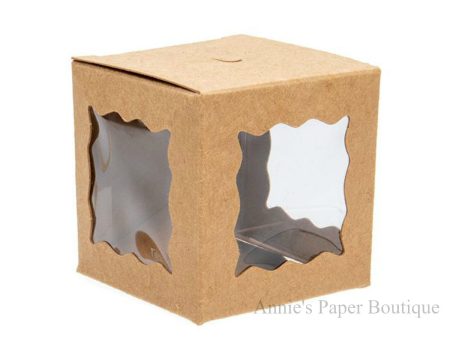 2x2 Window Boxes - 2  x 2  Kraft Boxes Online Hot Sale