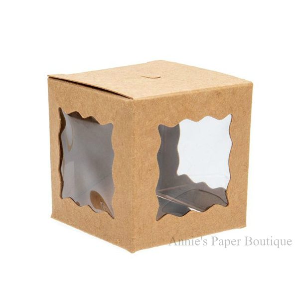 2x2 Window Boxes - 2  x 2  Kraft Boxes Online Hot Sale