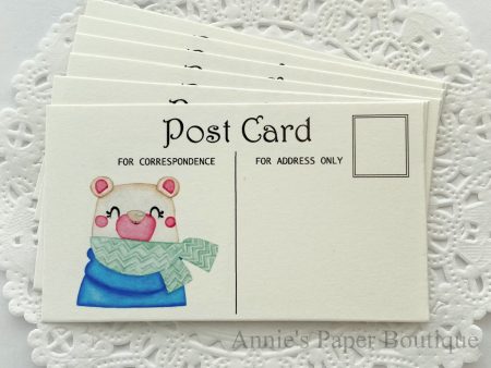 Winter Bear Mini Postcards Online now