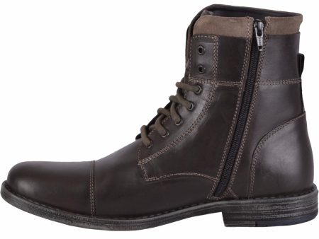 Kenneth Cole Reaction Steer the Wheel Distressed Combat Ankle Boots Shoes 11.5 Online now