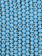 Beautiful Light Blue Evil Eye Glass Beads 6mm 8mm Round Beads, Beautiful Light Blue Evil Eye Amulet Glass Beads, Full Strand Glass Beads Online now