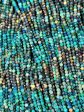 NATURAL Turquoise Gemstone Bead Faceted 2mm Round Beads, Gorgeous Blue Brown Color Turquoise Gemstone Beads Full Strand 15.5  Cheap