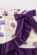 Yellow tiger applique LSU girl set Online Hot Sale