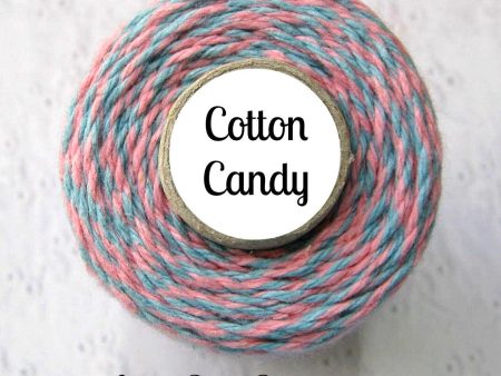 Cotton Candy Trendy Bakers Twine - Light Blue & Light Pink Online Hot Sale