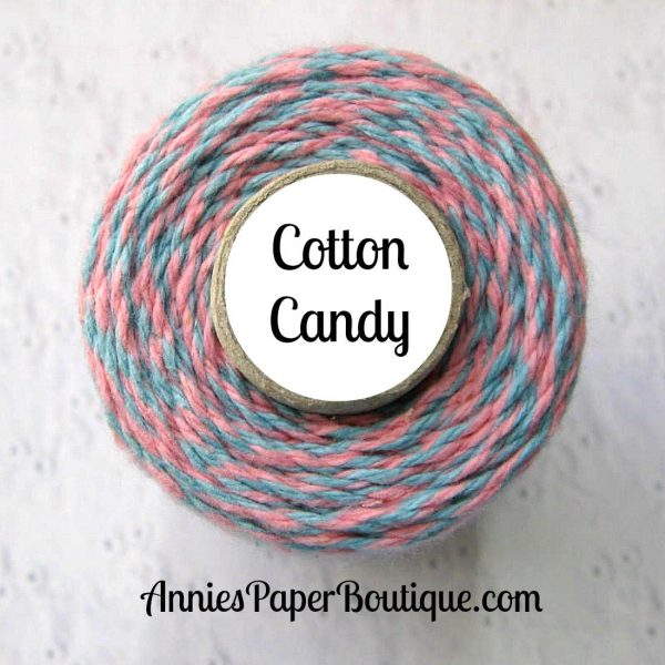 Cotton Candy Trendy Bakers Twine - Light Blue & Light Pink Online Hot Sale