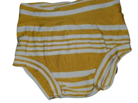 Yellow and white striped bummies For Cheap