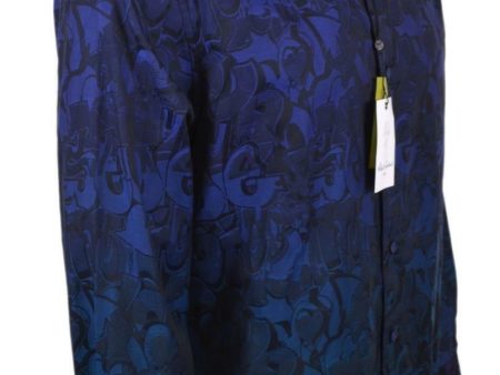 NEW Robert Graham $298 BEAT STREET Ombre Graffiti Print Sport Shirt 3XL Supply