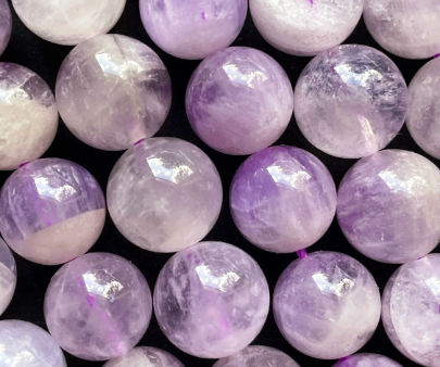 Natural Lavender Jade Gemstone Bead 6mm 8mm 10mm Round Beads, Gorgeous Lavender Purple Color Jade Beads, Full Strand 15.5  Sale