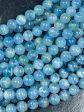 AAA Natural Super Blue Calcite Stone Bead 6mm 8mm 10mm Round Bead. Beautiful Natural Super Blue Color, High Quality Gemstone Beads Online