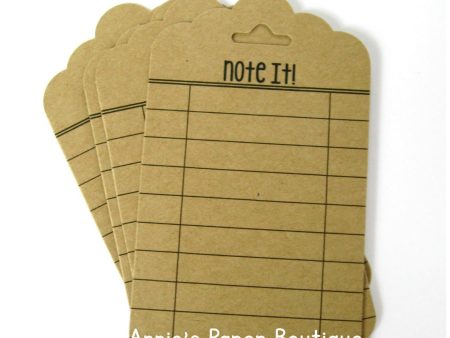 Note It - Mini Kraft Journaling Tags Online