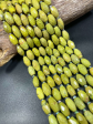 Natural Olive Opal Gemstone Bead Faceted 12x16mm Barrel Shape, Gorgeous Natural Olive Green Color Opal Gemstone Bead Sale